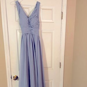 Azazie dusty blue bridesmaid dress.  Size 8.  New with tags.
